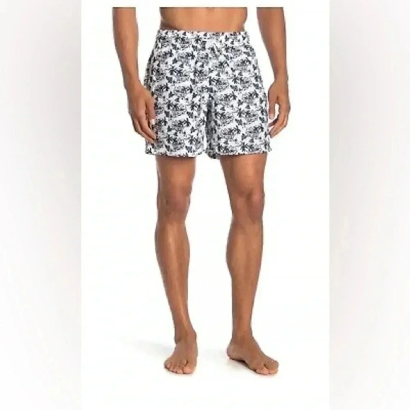 Slate & Stone Volcano Printed Board Shorts Large - Picture 1 of 9